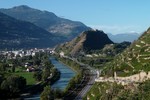 Author : kangooman, Comment : le Rhône.... Sion et son château perché sur la colline.

C'est le coin le plus beau de toute la vallée du Rhône...