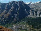 Author : kangooman, Comment : Après 1700m de dénivelé (depuis Susten, vallée du Rhône), on a la chance de voir ça : Loeche les bains ( 1400m)!