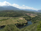 Author : vivelevindhiver, Comment : La Têt, Marquixanes, le Canigou