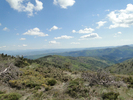 Montée : Col de Serre-Mure depuis Saint Laurent du Pape, Commentaire : Panorama en haut du col. Une vue Sud Est avec tout au fond le Vercors.