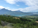 Author : benital34, Comment : Le lac de Serre-Ponçon dans la montée vers St-Apollinaire